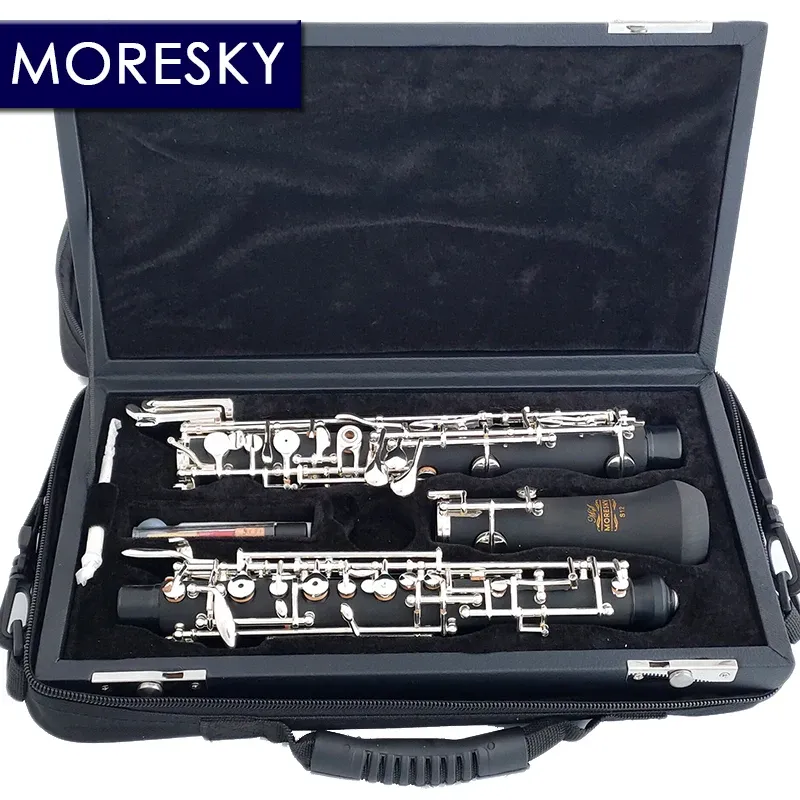 MORESKY Professional C Key Oboe Stile completamente automatico Tasti placcati in argento S12