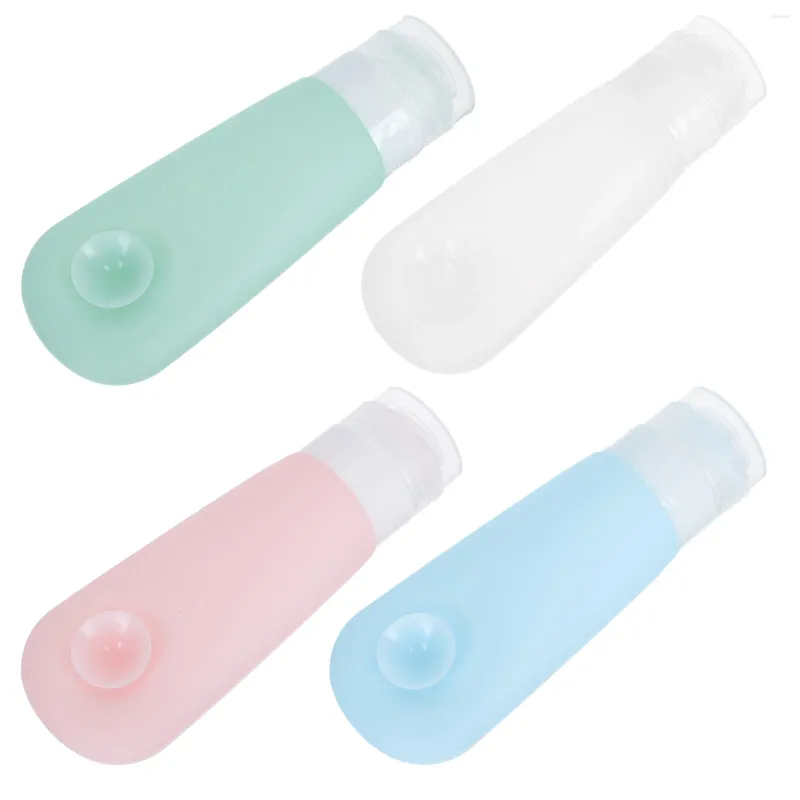 Butelki do przechowywania wielokrotne użycie butelki butelkowane silikonowe podróżne płytki