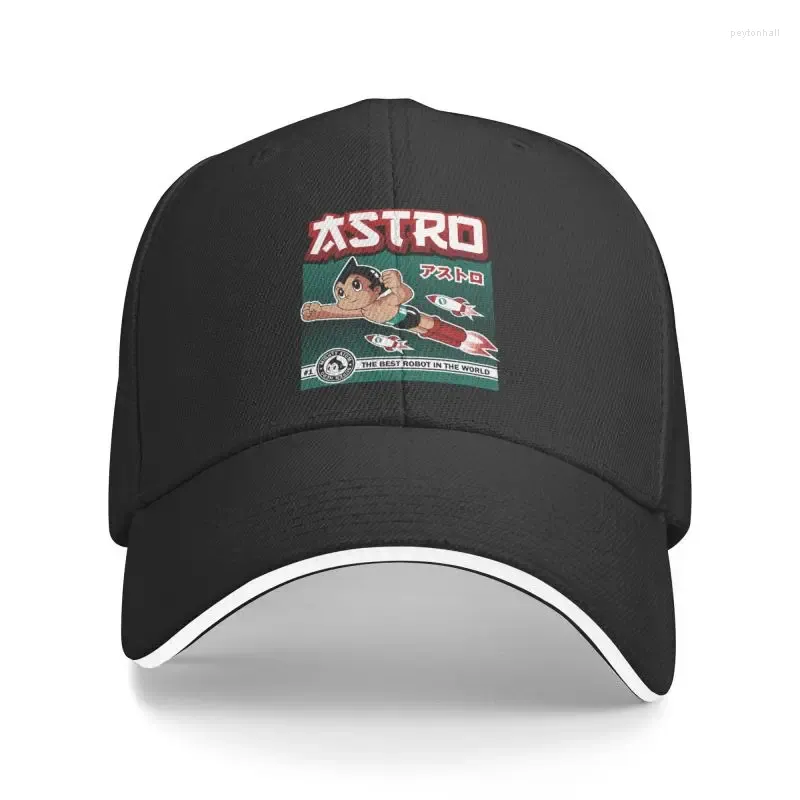 Ball Caps Custom Astroboy Anime Manga Baseball Cap voor mannen vrouwen verstelbare robot papa hoed sport