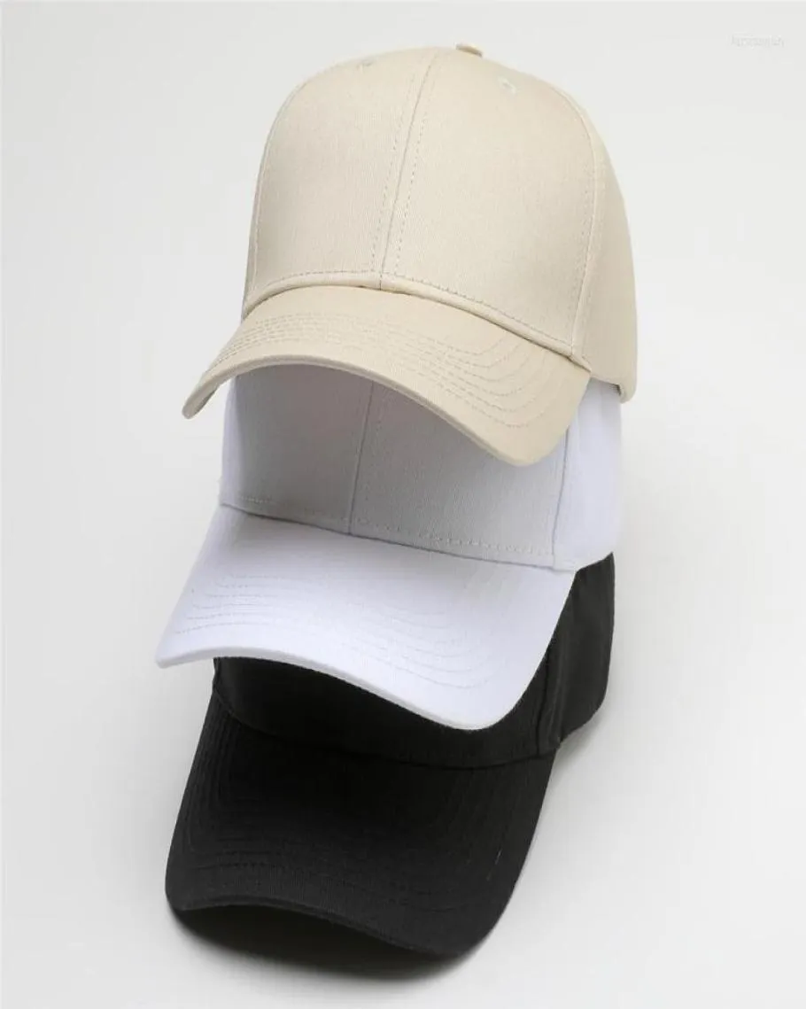 ボールキャップビッグヘッドアダルトコットンプラスサイズ空白野球帽レディソリッドスポーツハットメン大きなプレーンスナップバック5559cm 6065CM8252134