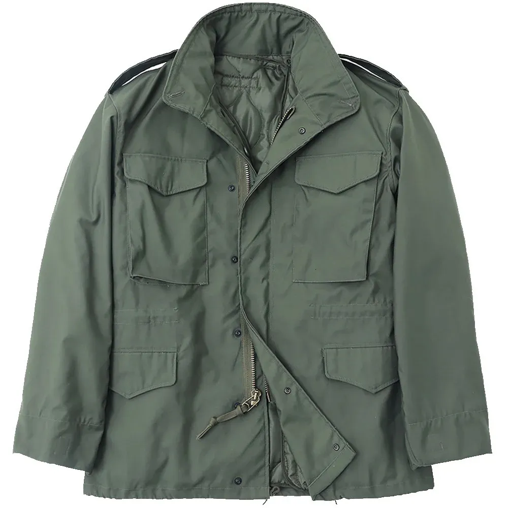 Veste d'extérieur coupe-vent américaine M65 pour hommes, vous pouvez choisir une doublure de travail pour hommes 231226