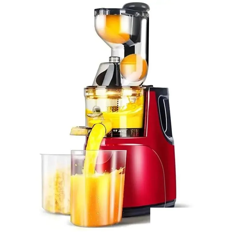 Andere Keuken Eetbar 1Pc Slow Masticating Juicer Koude Pers Sapcentrifuge Appel Oranje Citrus Hine Met Brede Uitloop Stille Mo Dhwlb