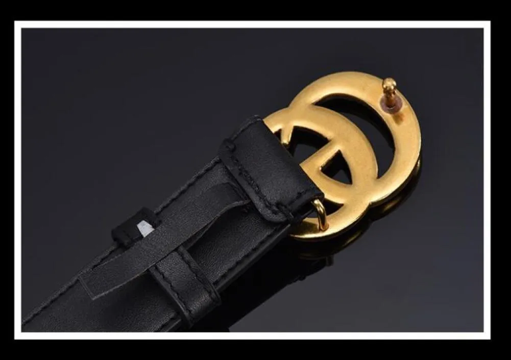 Designerriemen voor herenriemen Designerriem Slang Luxe riem Leer Zakelijk 233438cm Riemen Dames Grote gouden gesp5308349