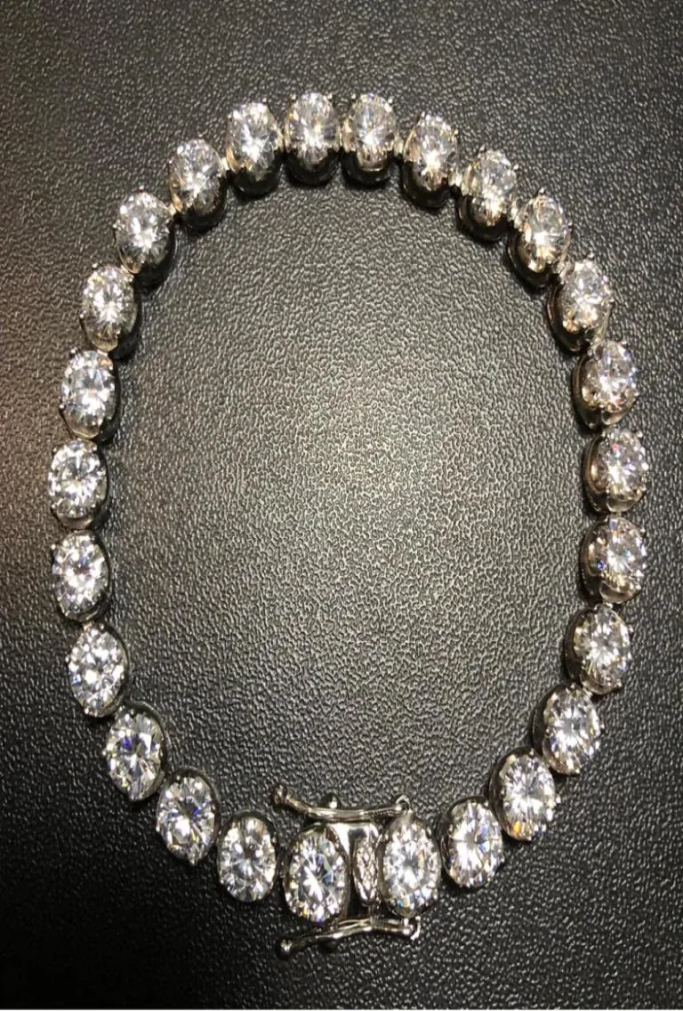 Bracelet de chaîne de Tennis en acier inoxydable, ne se décolore jamais, 6mm de largeur, 8 pouces, Micro pavé cubique en Zircon, Hip Hop, bijoux pour hommes 4264669