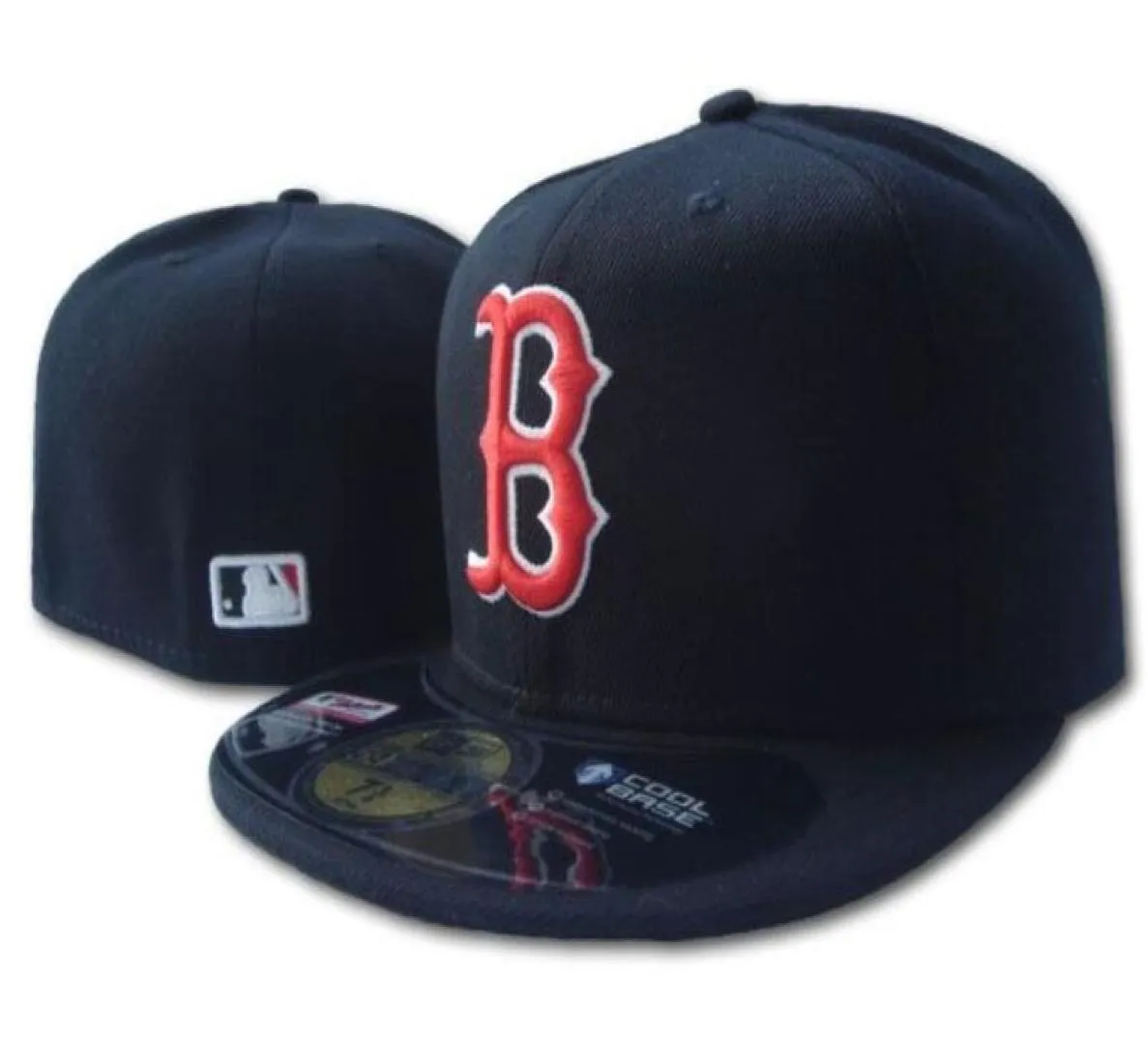 2020 Red Sox Fitted Baseball Caps Embroidered Team Logo Sports Flat Closed Hats Outdoor Fashion Hip Hop Chapeau Bones6400745