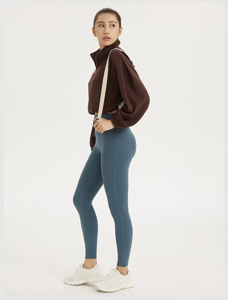 al Yoga Jacket Sports Coat Womens Tight Yoga Clothes Winter Top Zipper Coat Cardigan Fitness TP0641