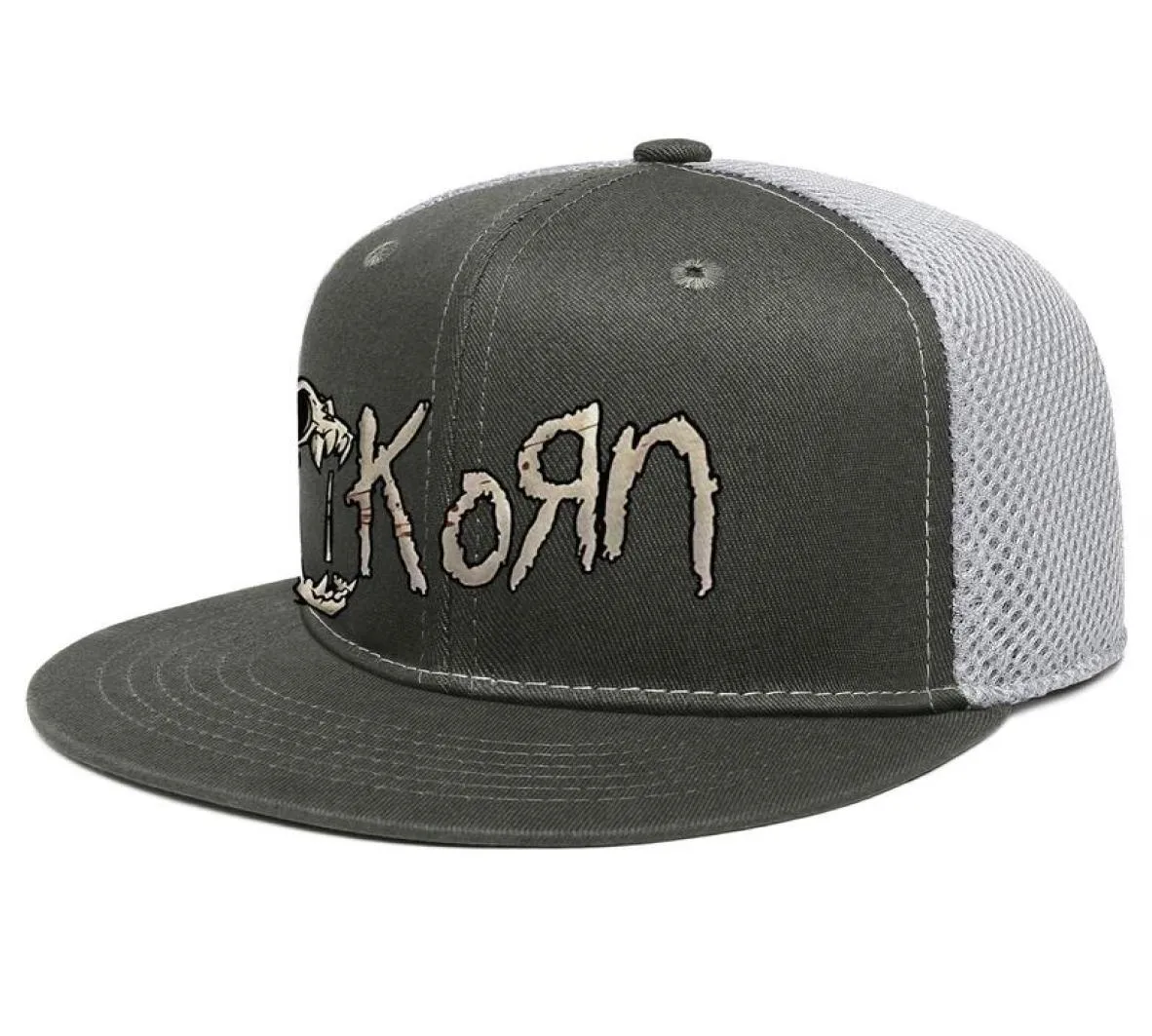 Korn Skull Splatter Image Unisex Flat Brim Trucker Cap Sports Youth Baseball Hats Korn Encounter Logo New Metal Rock Band Korn Ban6144936