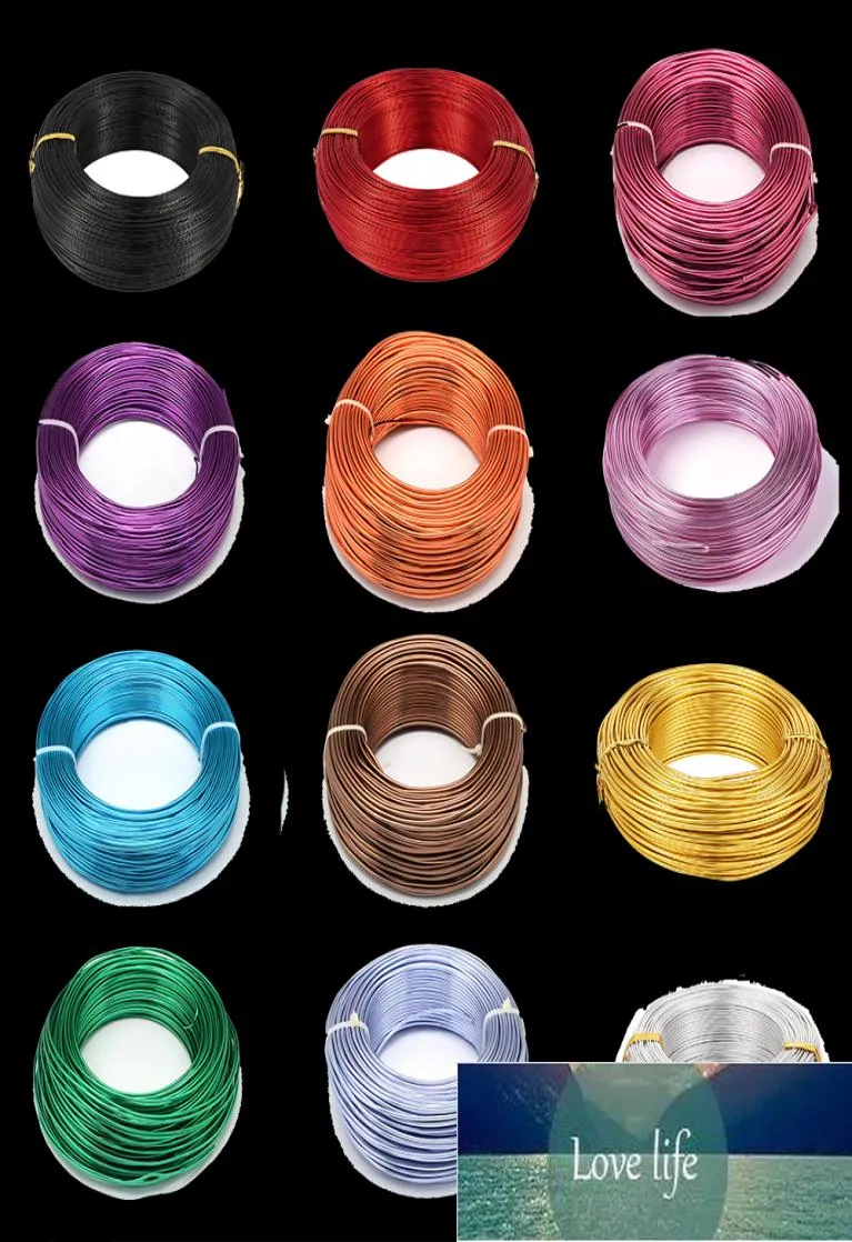 1Roll aluminiumtråd smyckesfynd för smycken som gör DIY -halsbandsarmband 08mm 1mm 15mm 2mm 3mm 4mm 5mm 6mm 23 Colors8985901