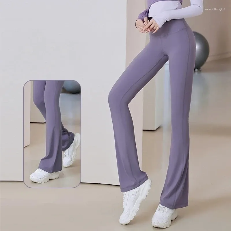 Pantaloni attivi Leggings svasati Yoga Donna Vita alta Pantaloni sportivi dimagranti Asciugatura rapida Palestra Danza attillata