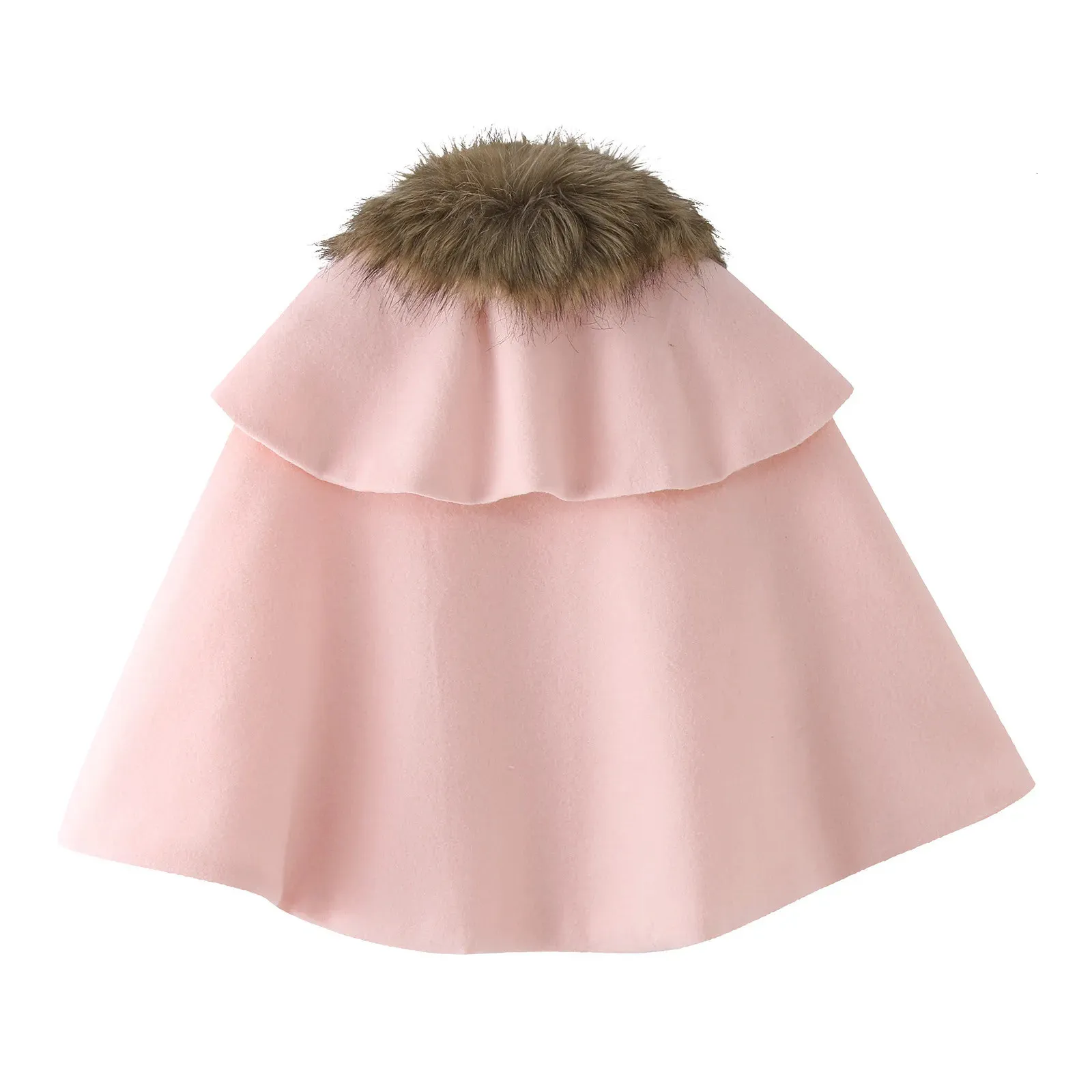 Kindercape Baby jongens en meisjes kapmantel effen kleur warme kindersjaaljas kopen vanaf een prijs van 15