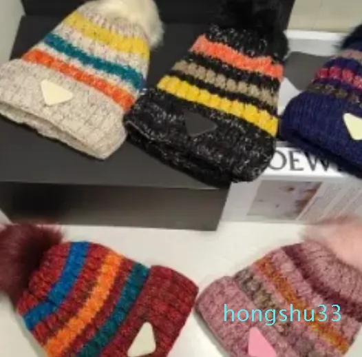 Cappelli di qualità Cappelli firmati Cappelli di Babbo Natale Cappelli da uomo in maglia spessa di cashmere Lana esplosione di tendenza Signore tutte