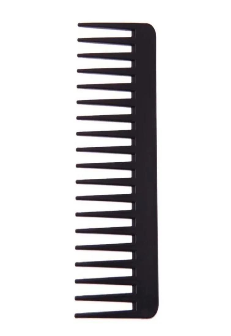 Black High Quality ABS Plastic Heatresistant Large Wide Tooth Comb Wavy Hair Styling Hair Care Tools Salon6737936