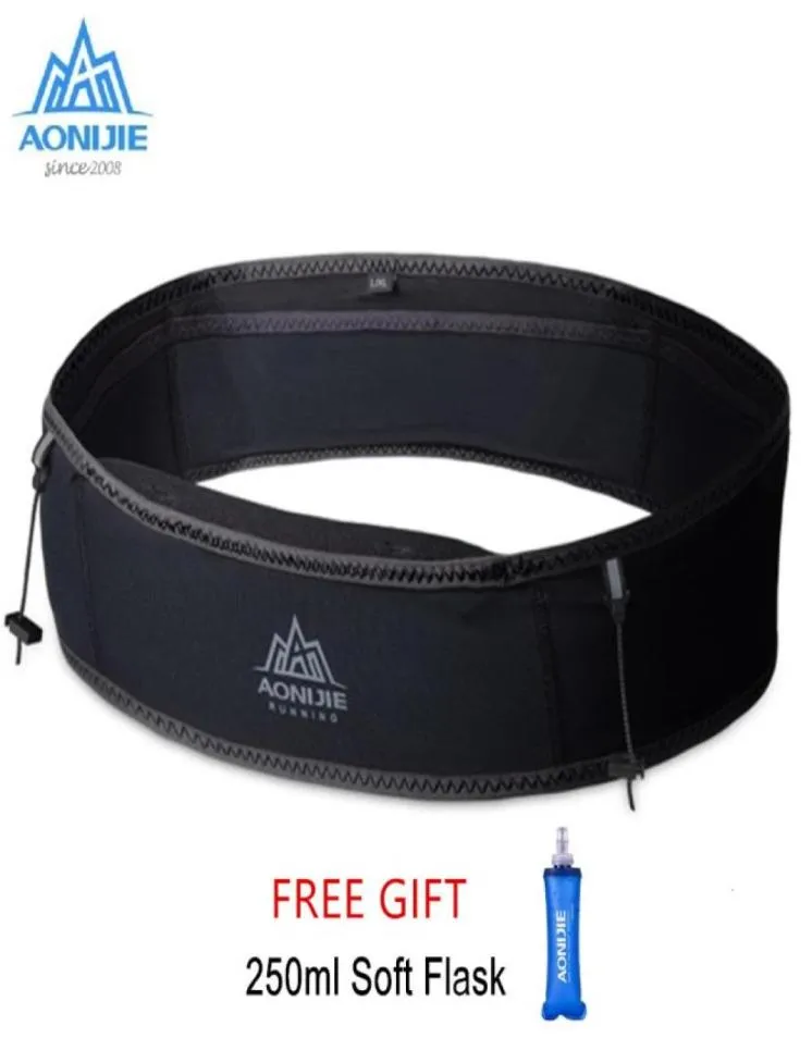 Aonijie W938s Trail Running Belt Bag Homens Mulheres Ginásio Esportes Fitness Invisível Fanny Pack Suporte para Telefone Maratona Race Gear8024447761384