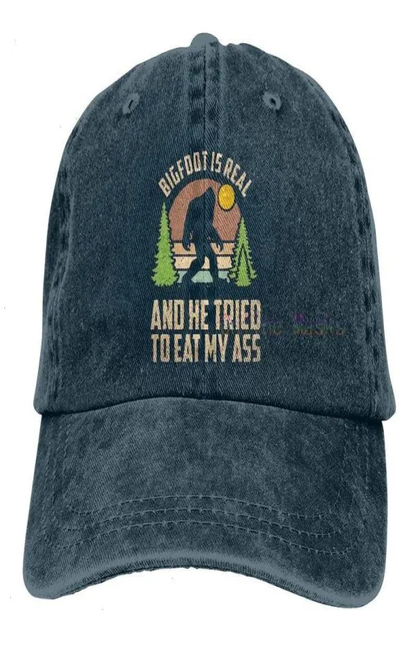 Is Real And He Tried To Eat My Ass Baseball Cap Unisex Vintage Trucker Hat Adjustable Cowboy Hats For4433853