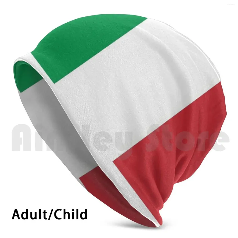 Bérets drapeau de l'italie, bonnet tricoté, Hip Hop Glag Italia, rayures verticales italiennes, rouge, blanc, vert