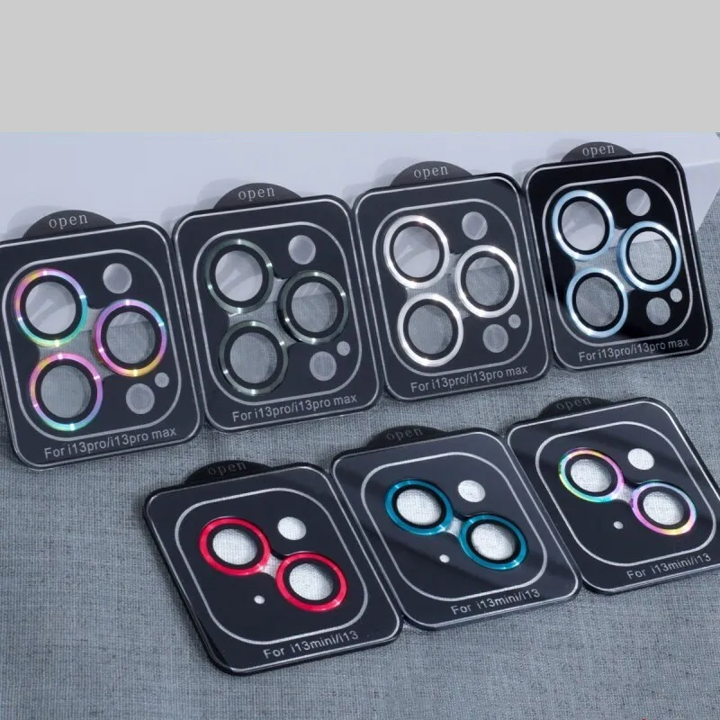 Neue Metall gehärtetes Glas Kamera Objektiv Abdeckung Displayschutzfolie für iPhone 15 Pro Max 14 Plus 13 Schutz 15Pro 14Pro