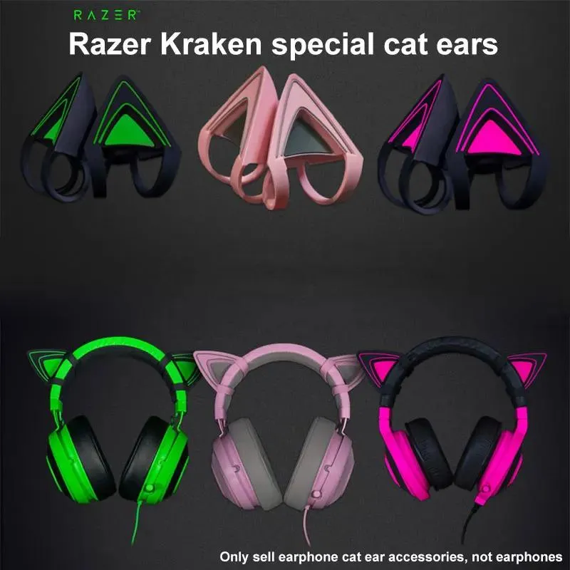 Słuchawki Razer Kraken Cat uszy Inear Słuchawki Akcesoria Kraken Te v2 słuchawki gier