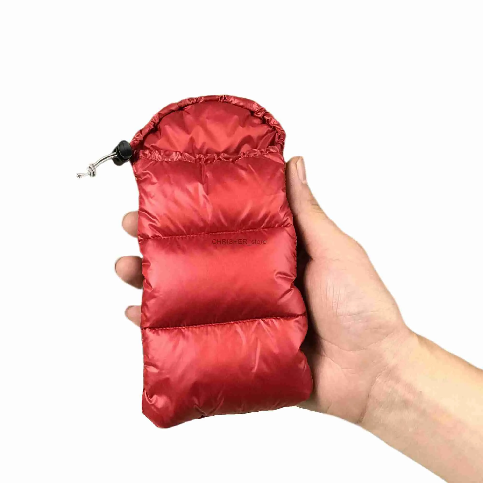 Спальные мешки Jolmo Lander Mini Down спальный мешок для мобильного телефона/камеры Puffer Phone Bag CaseL231226