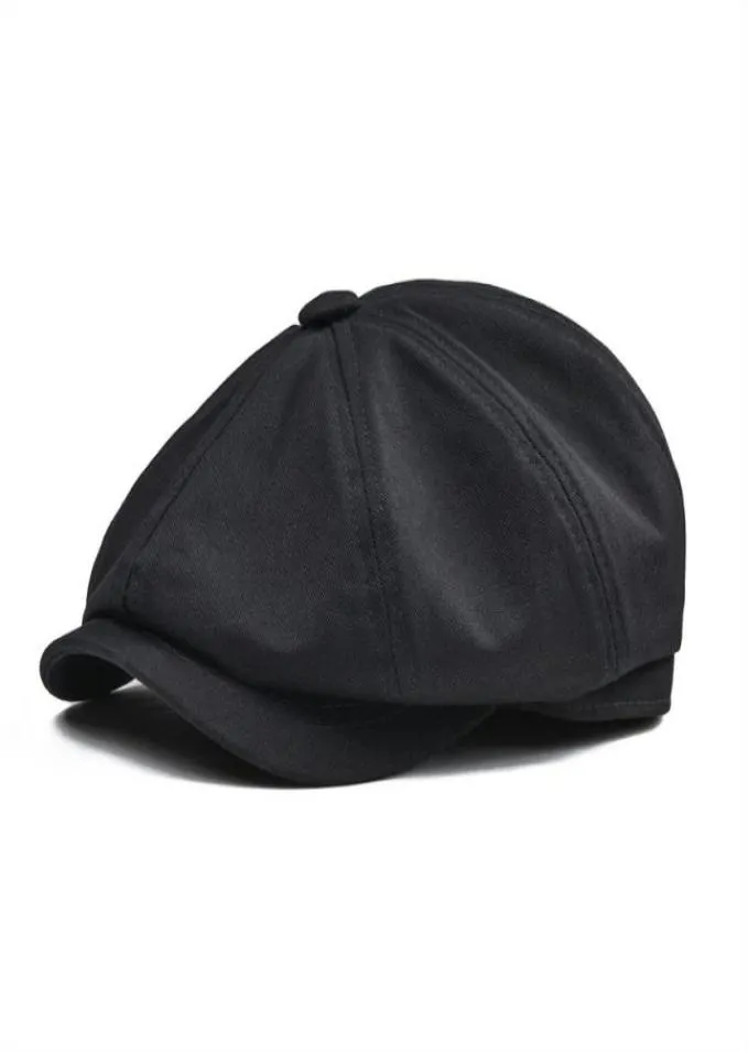 BOTVELA 100 Twill Cotton Newsboy Cap Men Women Classic Retro Hat Summer Autumn Lightweight Driver Cap 00352645601348612