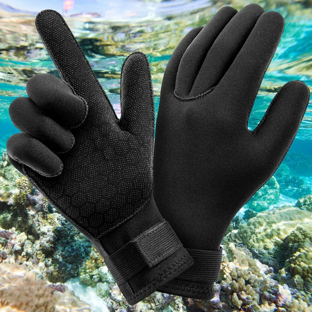 Diving Gloves Surfing Wetsuit 3mm Neoprene Thermal Anti Slip Flexible For Spearfishing Swimming Rafting Kayaking Paddling 231226