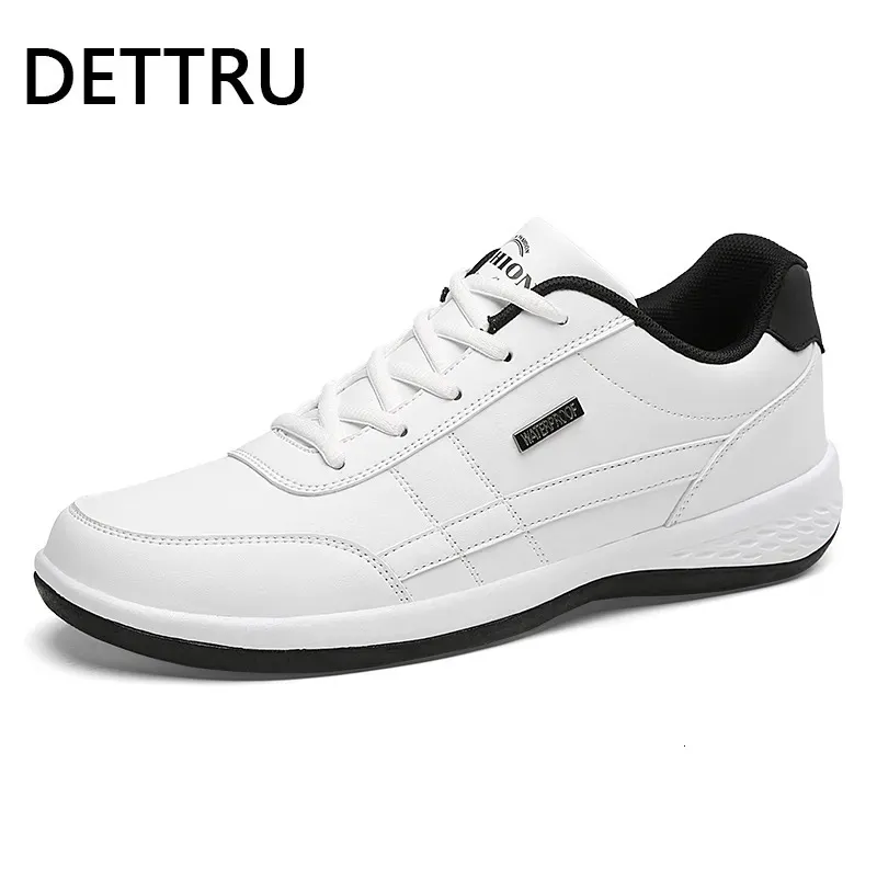 Leather Men's Shoes Luxury Brand England Trend Casual Men Sneakers Breathable Leisure Male Footwear Chaussure Homme 231226