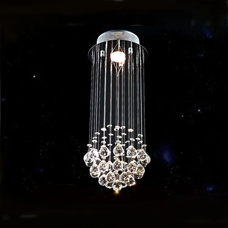 Lámpara De Araña TRIVIDHA De Cristal Blanco - Estilo Mid-century, Metal Plateado, Con Globos De Cristal Para Comedor O Salón