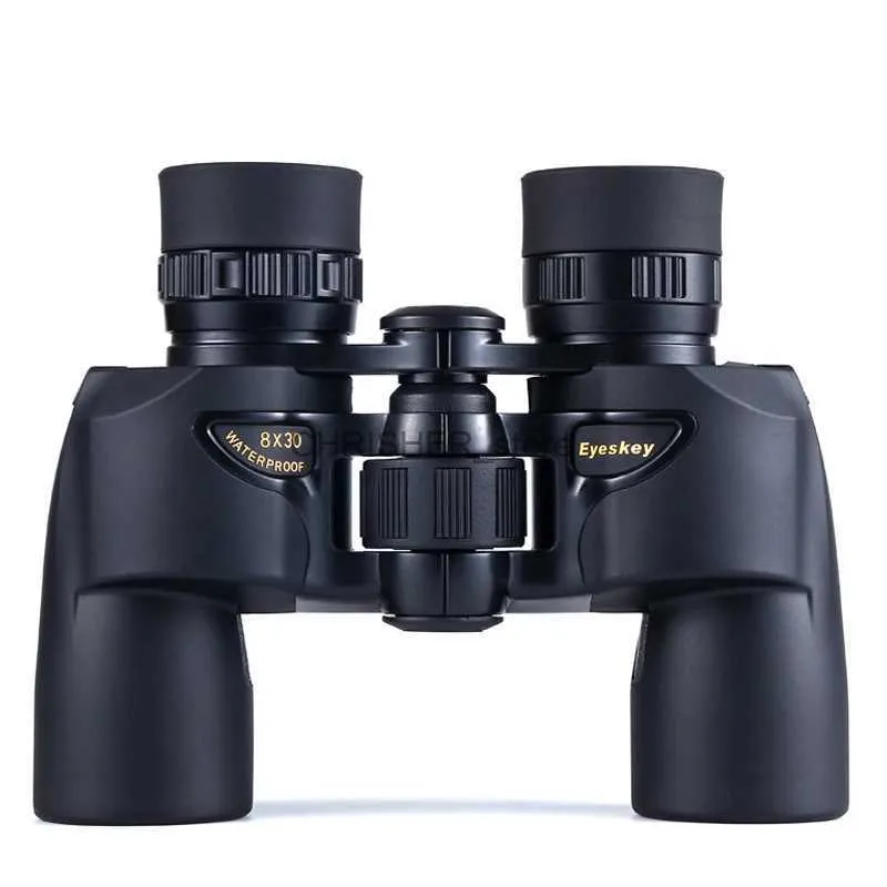 Binocolo telescopico Mini 8x30 potente binocolo Eyeskey Telescopi BAK4 impermeabili riempiti di azoto HD Lll Strumenti per telescopio binoculare per visione notturnaL231226