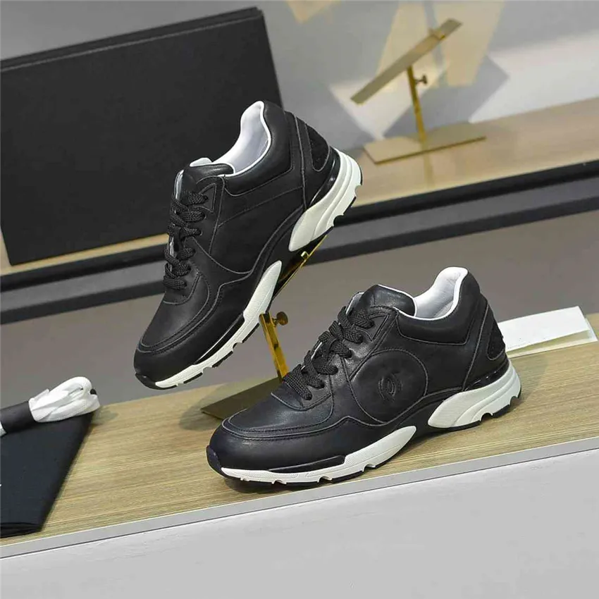 Luxury design Bowling Shoes Channel 2024 fashionable men and women Leather Canvas Letter Logo Casual outdoor Sports running Shoes 013-014