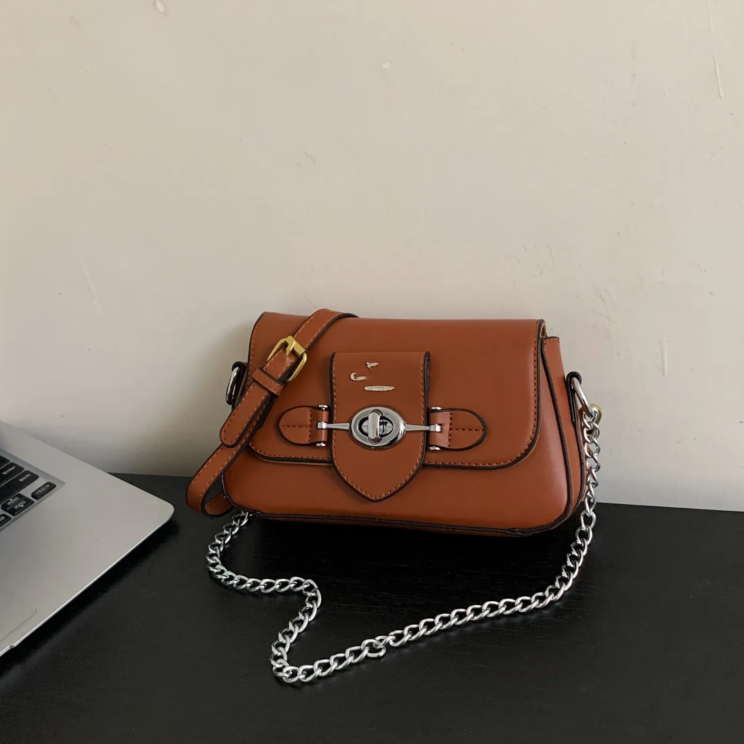 Marka 24ss rzeczy worki blokowe torba łańcuchowa klasyczne logo Brie jedno ramię w torbie Crossbody Bag nos worka damska torebka