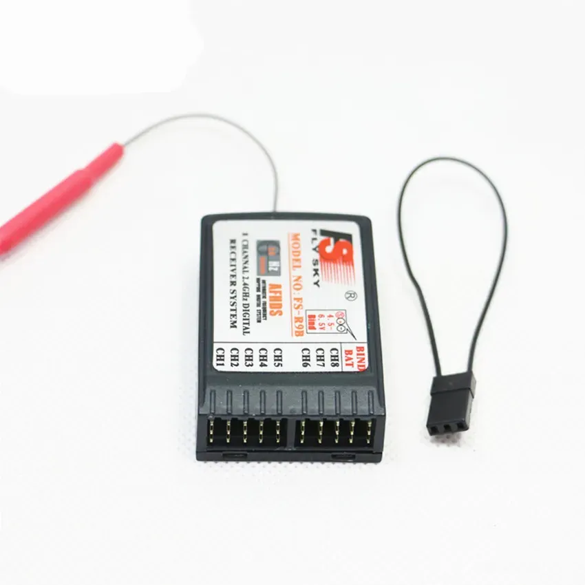 FlySky FS-R9B 2.4G 8-Channels Receiver /Mini Receiver For Crossing Machine / Helicopter / Fixed Wing Glider / Rc Drone Parts