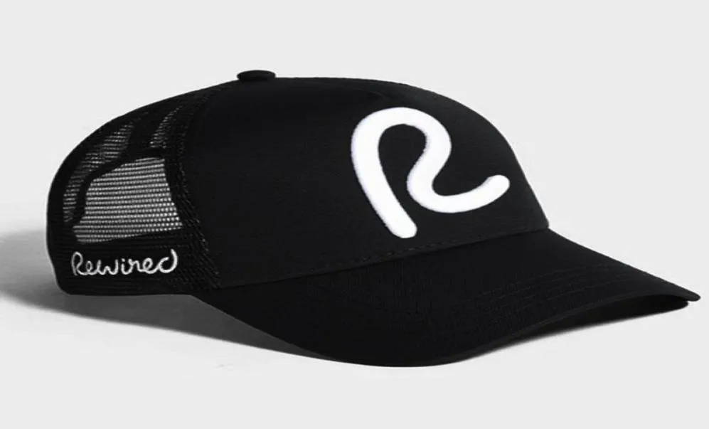 rewired baseball cap heren dames Rewired R Trucker Cap mode verstelbare katoenen hoeden4405472