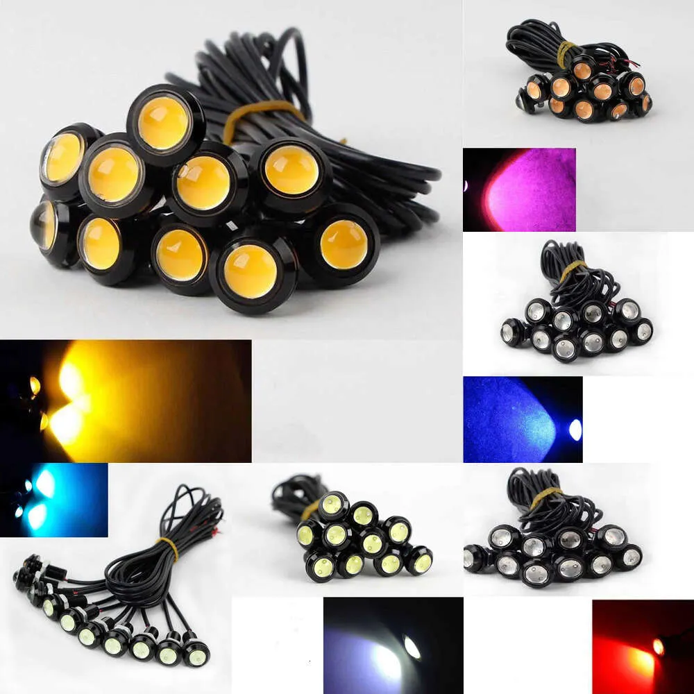 Car New 10 12 Volt Ampere Led Eagle Drl 18mm High-power Ground Electronic Component Can Play Light