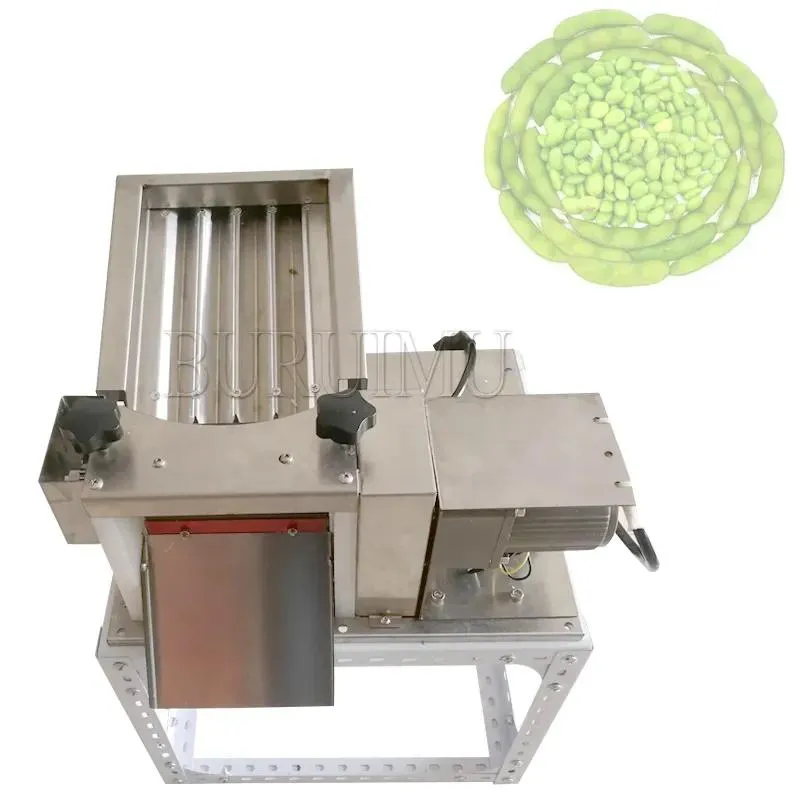 Processadores LEWIAO Automatic Hairy Bean Sheller Peeling Machine 35kg / h Pequeno Feijão Verde e Pea Peeler Peeling Machines