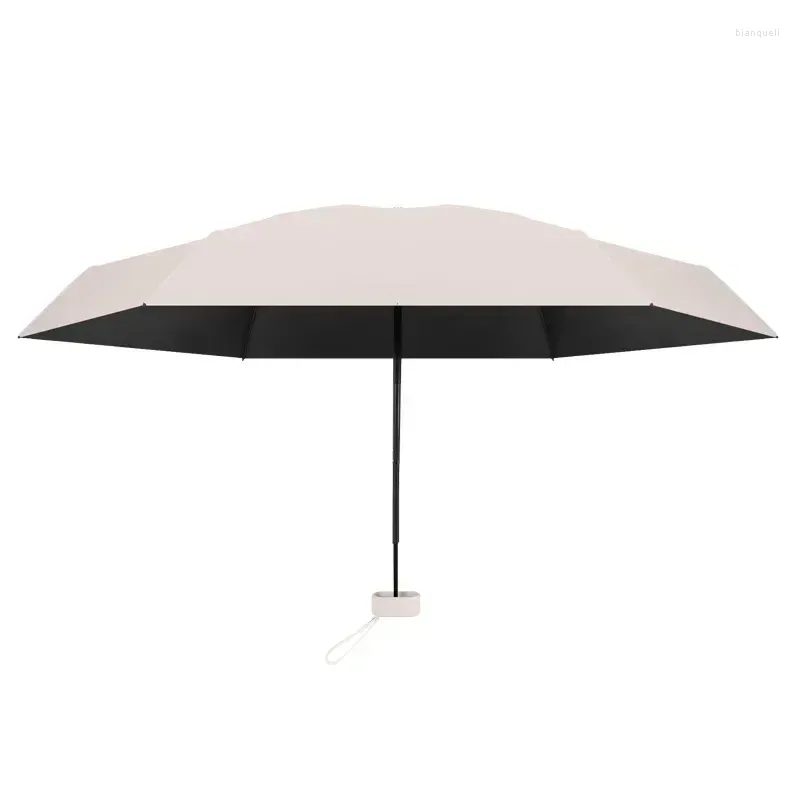 Paraplyer Sunny Mini Rainy Dualuse Paraply Protection Portable Parasol Travel Rainproof and Outdoor