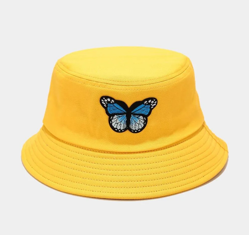 2021 Wiosna Lato nowy styl Joker Butterfly Hat Hat Fisherman Hat Outdoor Travel Hat Hats For Women 018691713