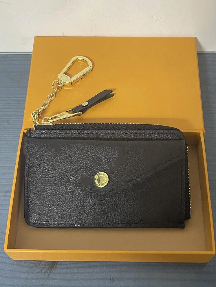 5A WALLET CARD HOLDER RECTO VERSO Designer Fashion Womens Mini Zippy Organizer Wallet Coin Purse Bag Belt Charm Key Pouch Pochette Accessoires