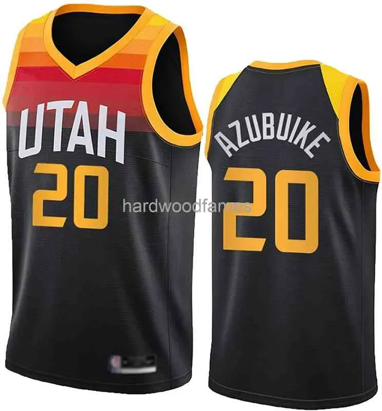 Stitched Udoka Cheap Azubuike #20 Basketball Jerseys Black/green custom men women youth basketball jersey XS-5XL 6XL Shirt