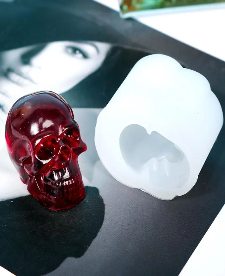 Jewelry AccessoriesJewelry Tools Equipments DIY Skull Crystal Epoxy Resin Mold Skull Pendant Bracelet Necklace Silicone Mold5494353