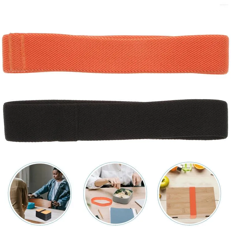 Louça 8 Pcs Cabo Tie Bento Box Strap Criança Laços Elástico Nylon Fixador Multi-função