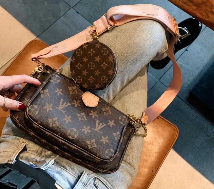 dhgate Modeontwerper Damestas Dames Schoudertas Handtas Portemonnee Originele doos Echt leer crossbody ketting hoogwaardige kwaliteit AAA