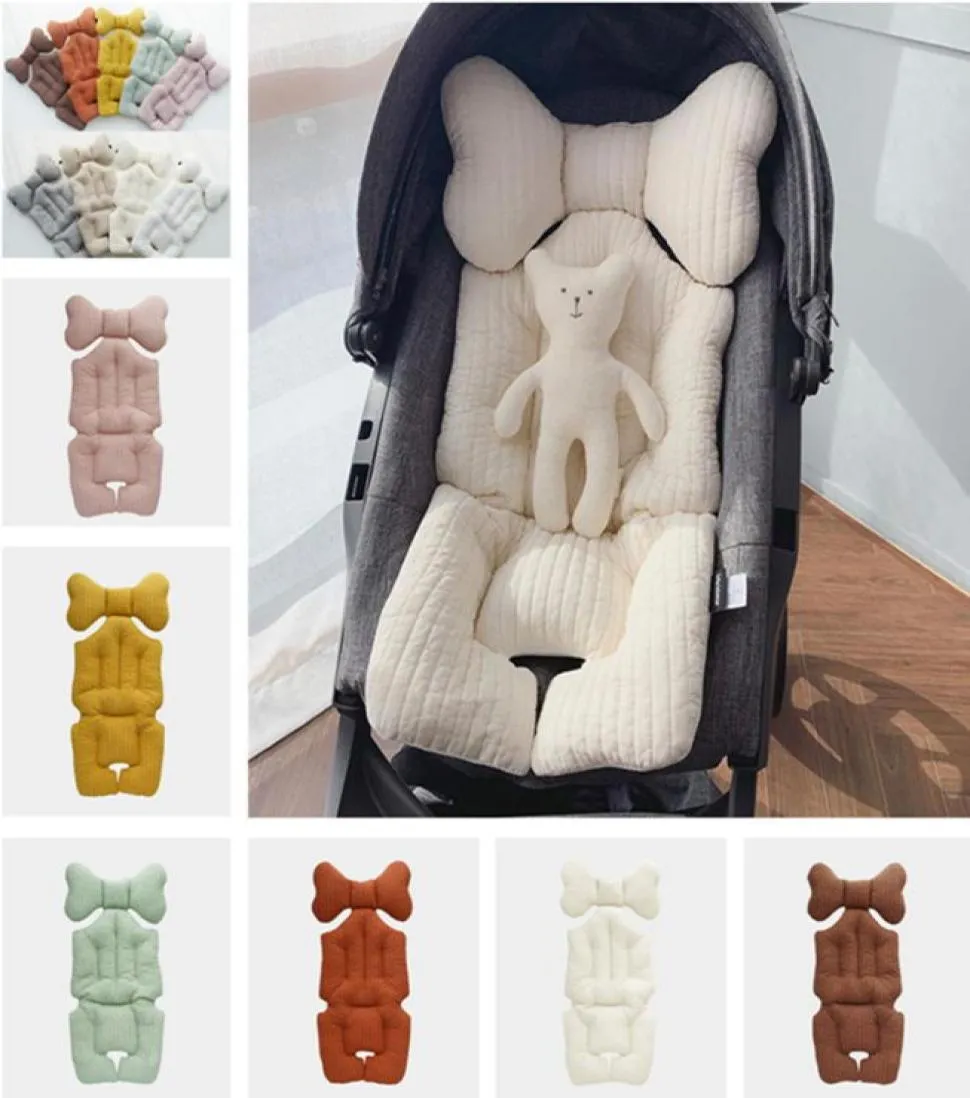 Fodera per passeggino Cuscino per seggiolino auto Cuscino per sedile in cotone Carrello per neonato Materasso Tappetino per bambini Carrozzina Carrozzina Passeggino Accessori9002730