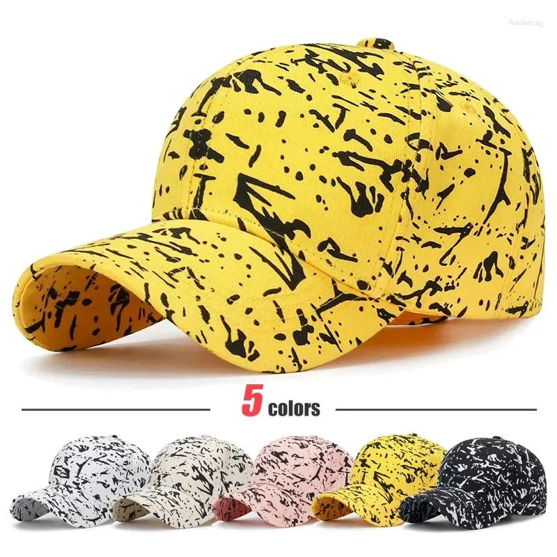 Cappellini da baseball 5 colori Moda gioventù unisex stile graffiti parasole berretto da baseball uomo donna outdoor casual sport classico visiera cappello da camionista