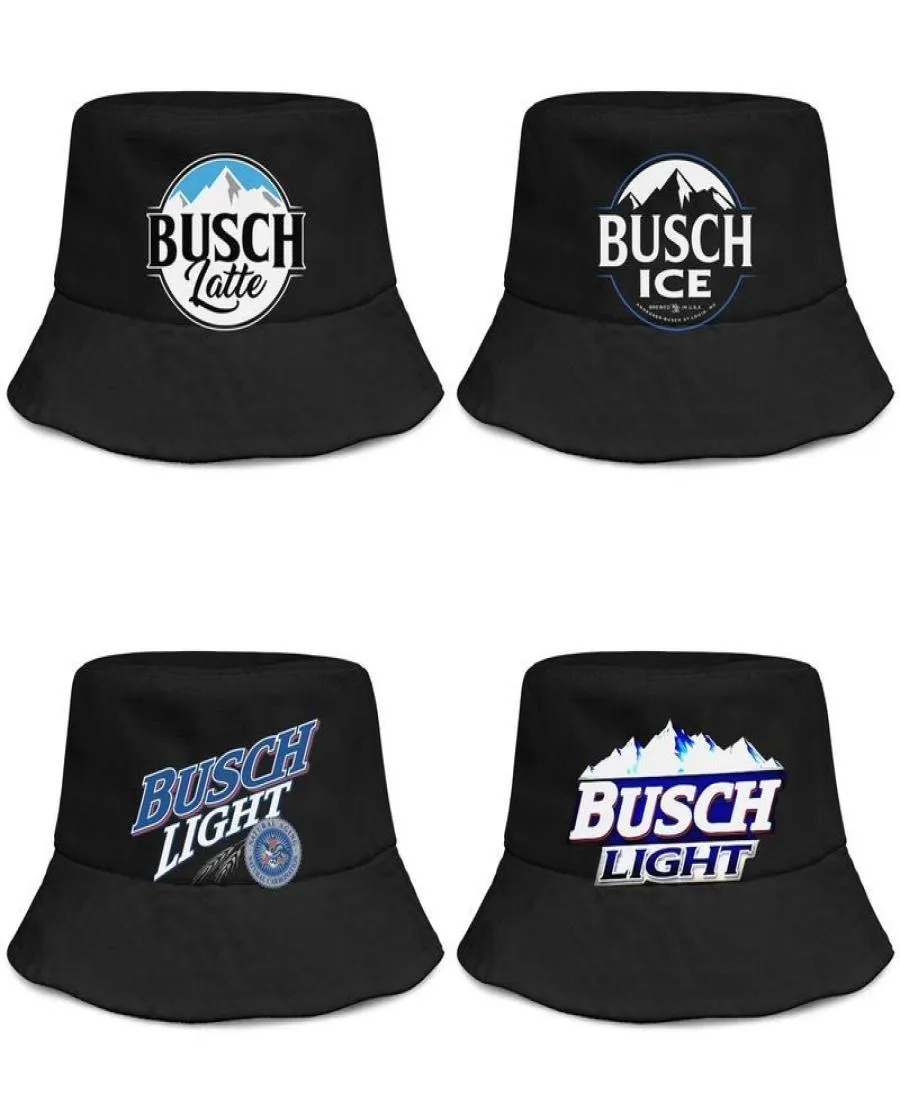 Busch Light Beer Logo Mens and Womens Buckethat Cool Youth Hink Baseballcap Light Blue Adge White Latte Så mycket1841754