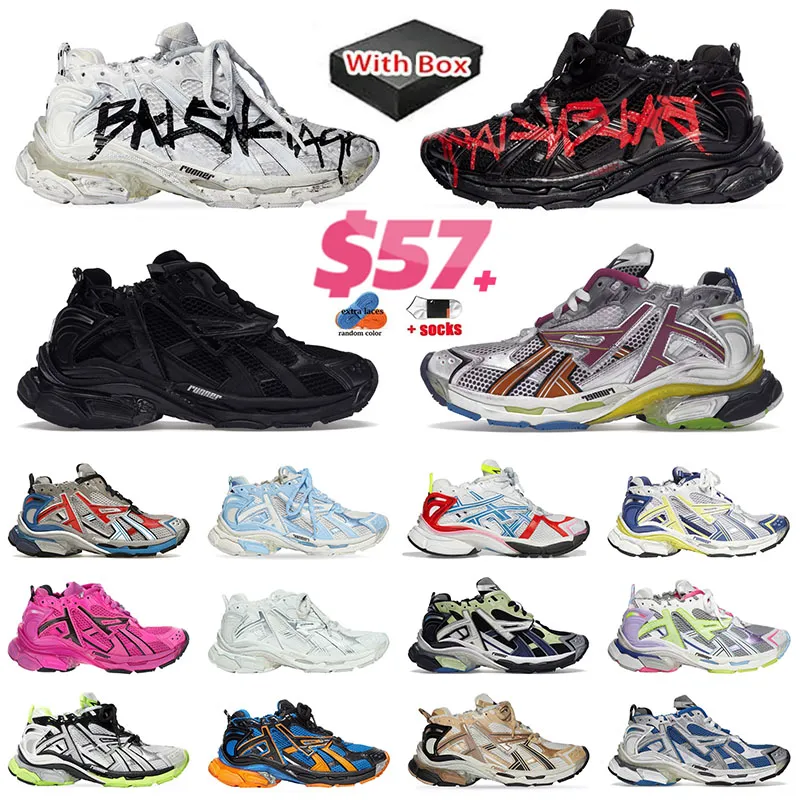 balencaigas zapatos runners 7.0 track balencaigas runners 7.0 balencaigas  tracks 3.0 LED Designer Women Men casual shoes Paris belenciaga runners 7.0 Transmit【code ：L】