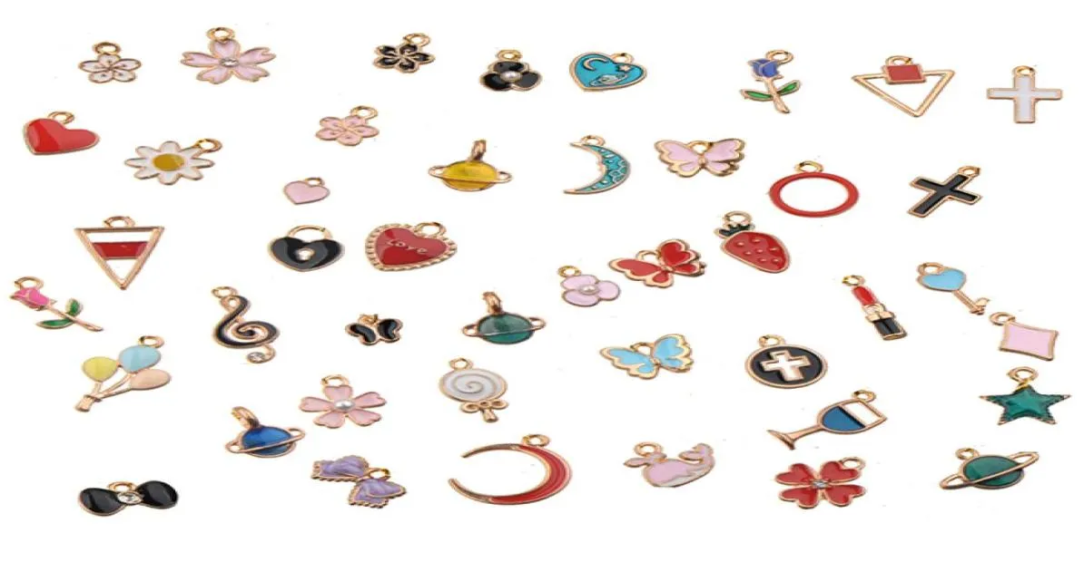 ename charms make jewelry mix suspension diy crafts earring hairpins accessories bracelets epoxy planet gold plated metal various 7075190