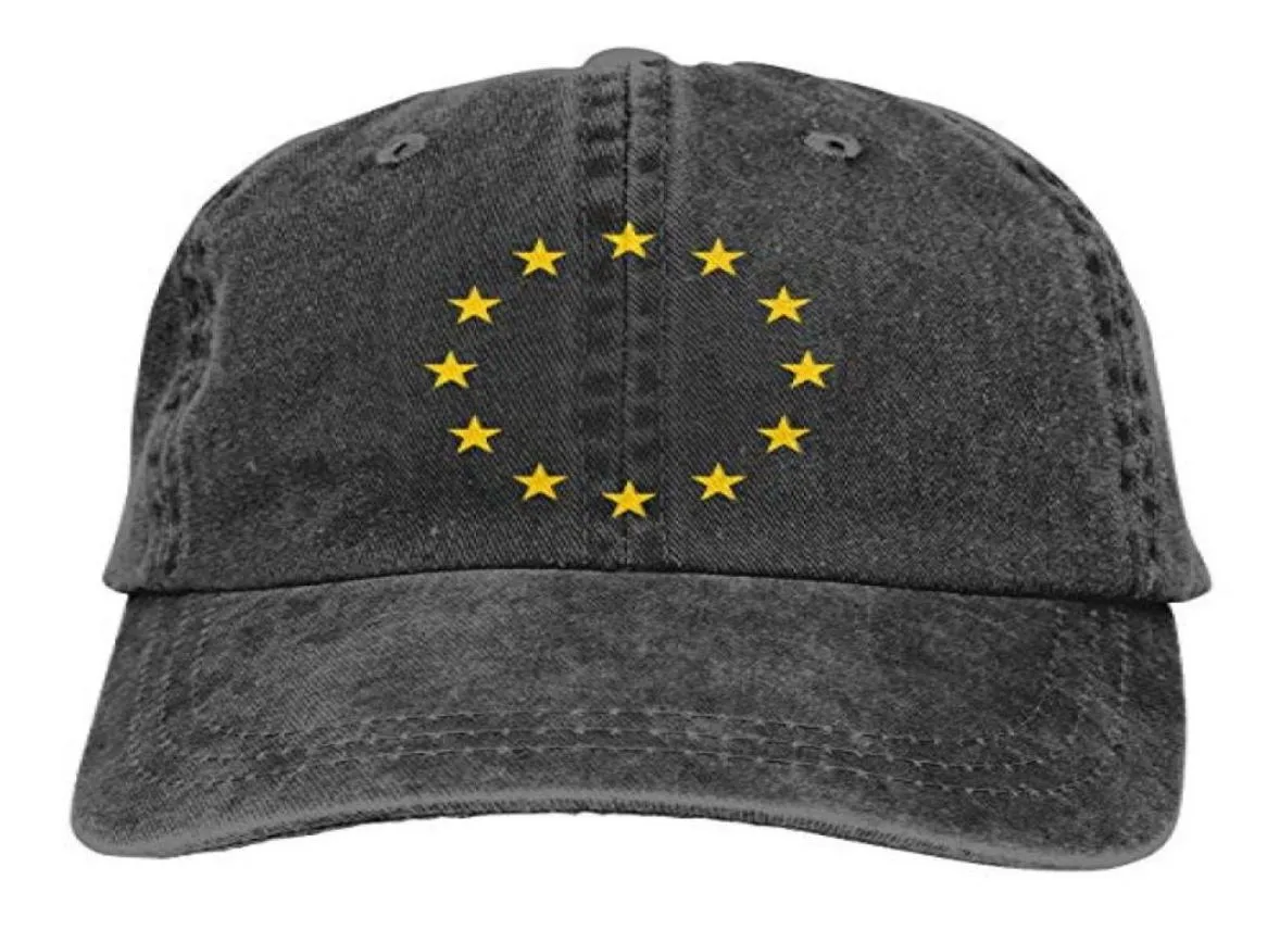 Union européenne drapeau étoile casquette de Baseball papa chapeau casquette réglable casquette non structurée unisexe hommes femmes Baseball Sports plein air Hiphop h56743830