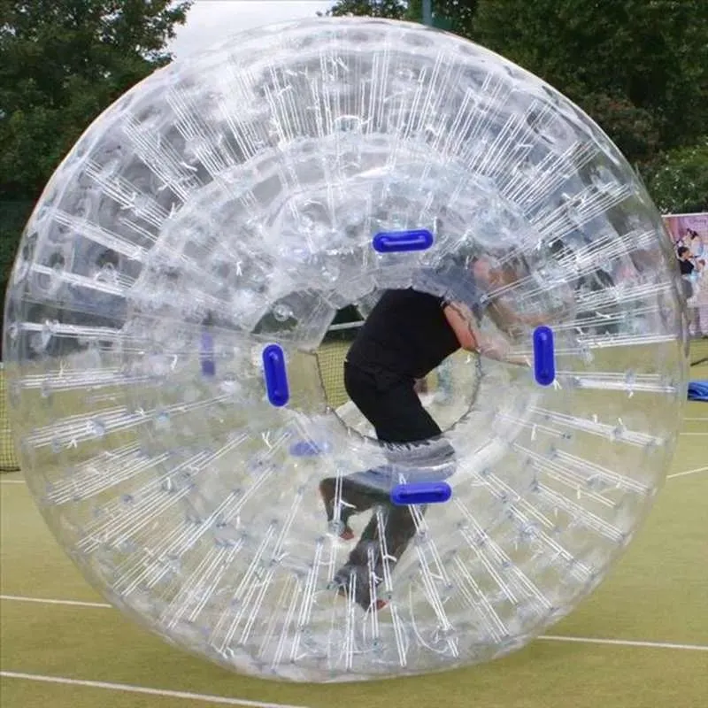 Zorb Ball Human Hamster Balls Iatable for Land Walking or Hydro Water Zorbing with Optional Harness 2.5m 3m