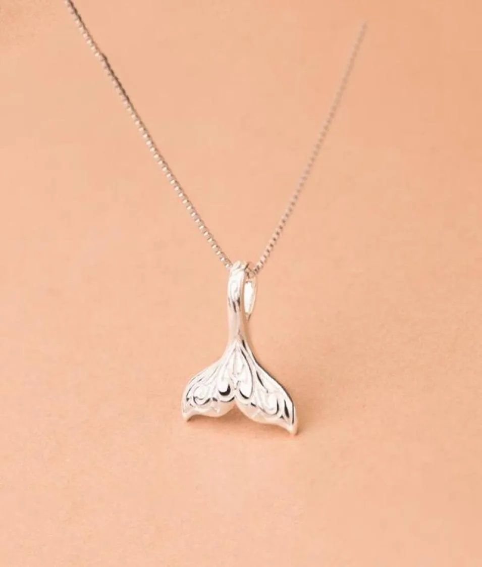 Pendant Necklaces Design Animal Fashion Women Necklace Whale Tail Fish Nautical Charm Mermaid Elegant Jewelry Girls Collares4259722