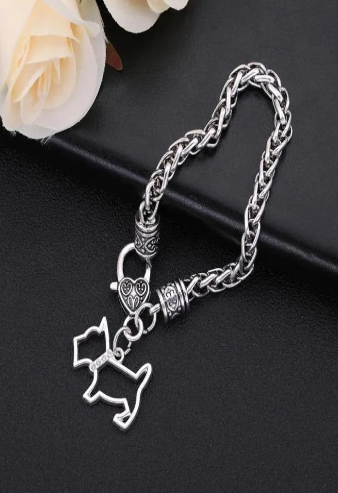 Charm Bracelets Skyrim Crystal Dog Series ie Dachshund Adorable Animal Pendant Bracelet Jewelry Viking Ethnic For Men Gift7307279