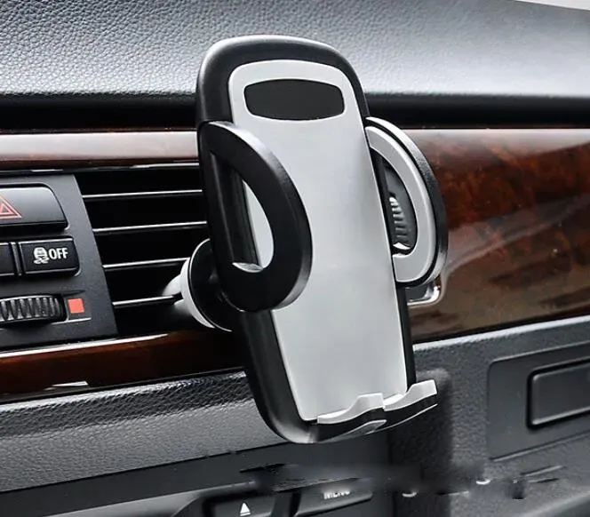 Wholesale Car Air Vent Phone Mount Holder Universal Smartphones Cradle 360 Rotation Compatible with iPhone SamSung HTC Most Cellphone